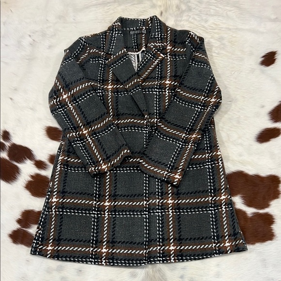 Pottery Pot • Plaid Wool Coat Blazer - Picture 1 of 8